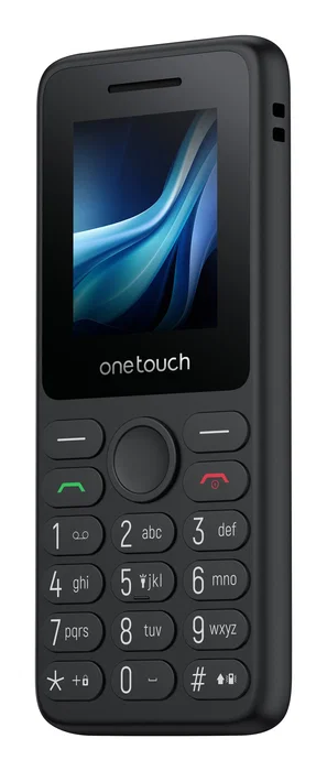 TCL OneTouch 5041 - Teléfono móvil para personas mayores, 4G, Dual SIM, Pantalla 1.8", Bluetooth 5.0, USB Tipo-C, Resistente IP54, Color Negro