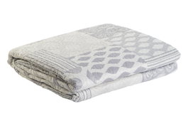 DKD Home Decor Colcha Beige Gris 270 x 270 cm