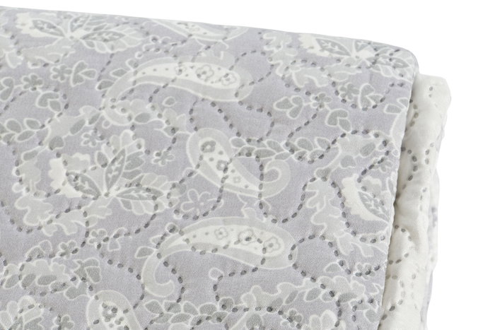DKD Home Decor Colcha Beige Gris 270 x 270 cm