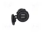 4CARMEDIA Alimentador USB con 2 puertos USB A, Blanco