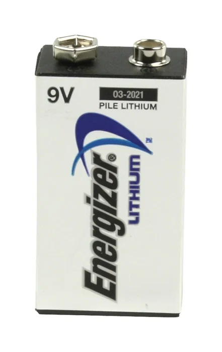 Energizer 1604LC Pila Batería Recargable 9V Litio, 750 mAh, Ultimate, Blíster de 1 Unidad, Color Gris