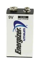 Energizer 1604LC Pila Batería Recargable 9V Litio, 750 mAh, Ultimate, Blíster de 1 Unidad, Color Gris