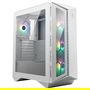 MSI MPG GUNGNIR 110R Torre Midi PC Gaming - Blanco, ATX/micro-ATX/Mini-ITX, Con 3 Ventiladores ARGB, Panel de Cristal Templado