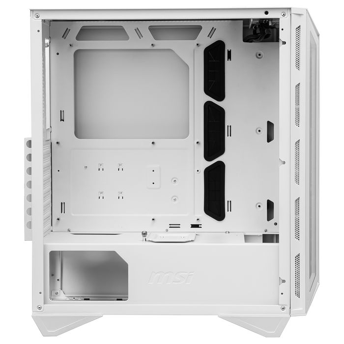 MSI MPG GUNGNIR 110R Torre Midi PC Gaming - Blanco, ATX/micro-ATX/Mini-ITX, Con 3 Ventiladores ARGB, Panel de Cristal Templado