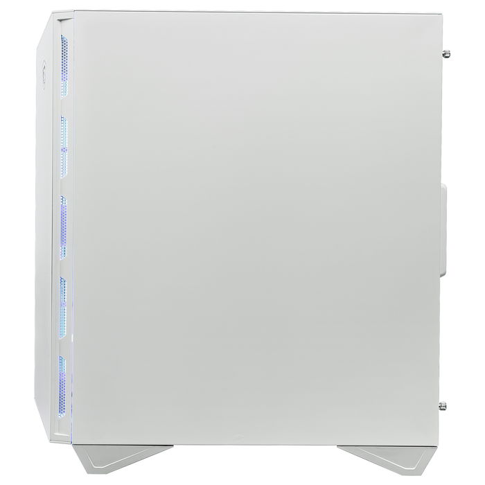 MSI MPG GUNGNIR 110R Torre Midi PC Gaming - Blanco, ATX/micro-ATX/Mini-ITX, Con 3 Ventiladores ARGB, Panel de Cristal Templado