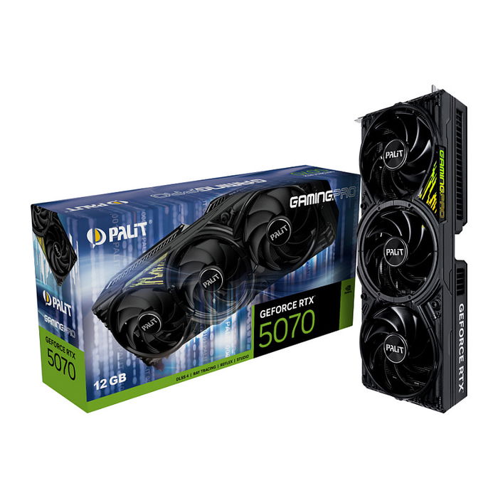 Palit RTX 5070 GamingPro 12GB GDDR3 Fan - Tarjeta Gráfica
