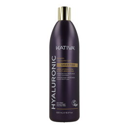 Kativa Champú Hyaluronic Keratina Coenzima Q10 Nutrición Reparación Hidratación Cabello 500ml