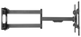 AISENS Soporte Pro Giratorio, Inclinable Y Nivelable Para Monitor/TV De 43-80" 50kg Negro