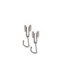 Micel Poleas para Pérgola Modelo tld17 de Acero con Acabado Inox, 2 uds