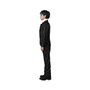 Atosa Traje de Fantasma Negro a Rayas con Corbata Roja para Niño