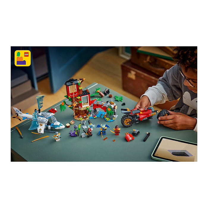 LEGO NINJAGO 71857 Batalla de Vehículos Ninja junto a la Casa del Árbol LEGO NINJAGO 71857 Batalla de Vehículos Ninja junto a la Casa del Árbol