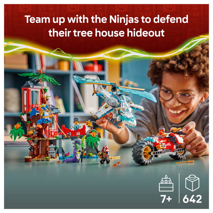 LEGO NINJAGO 71857 Batalla de Vehículos Ninja junto a la Casa del Árbol LEGO NINJAGO 71857 Batalla de Vehículos Ninja junto a la Casa del Árbol