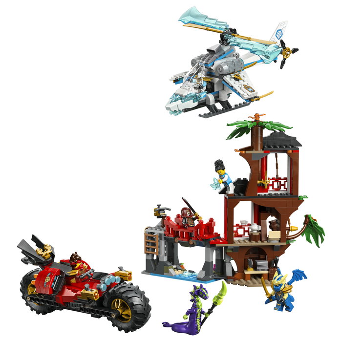 LEGO NINJAGO 71857 Batalla de Vehículos Ninja junto a la Casa del Árbol LEGO NINJAGO 71857 Batalla de Vehículos Ninja junto a la Casa del Árbol