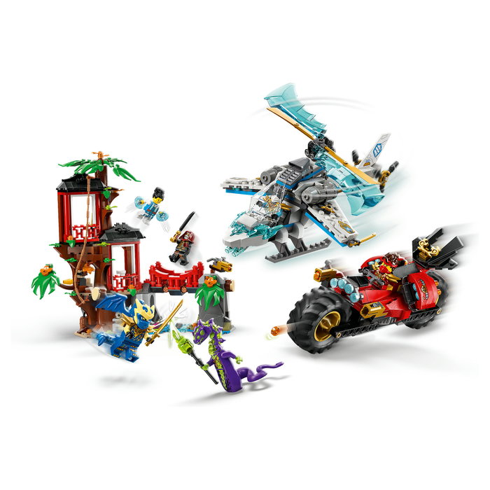 LEGO NINJAGO 71857 Batalla de Vehículos Ninja junto a la Casa del Árbol LEGO NINJAGO 71857 Batalla de Vehículos Ninja junto a la Casa del Árbol
