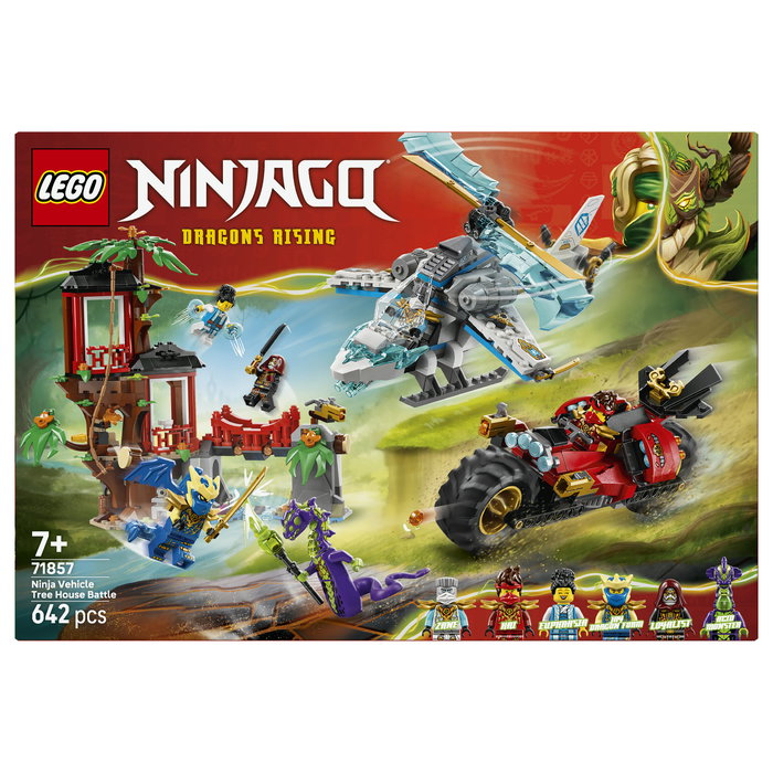LEGO NINJAGO 71857 Batalla de Vehículos Ninja junto a la Casa del Árbol LEGO NINJAGO 71857 Batalla de Vehículos Ninja junto a la Casa del Árbol