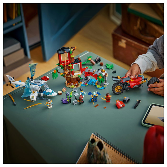 LEGO NINJAGO 71857 Batalla de Vehículos Ninja junto a la Casa del Árbol LEGO NINJAGO 71857 Batalla de Vehículos Ninja junto a la Casa del Árbol