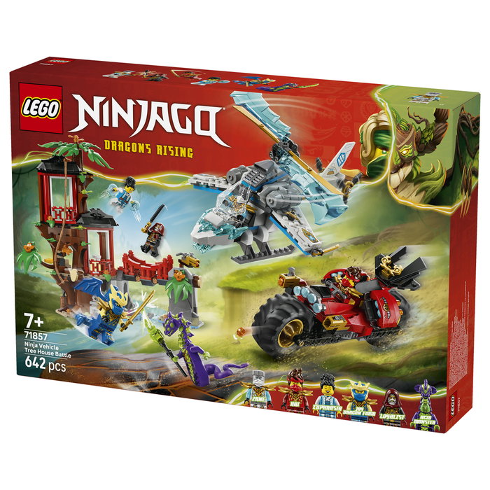 LEGO NINJAGO 71857 Batalla de Vehículos Ninja junto a la Casa del Árbol LEGO NINJAGO 71857 Batalla de Vehículos Ninja junto a la Casa del Árbol