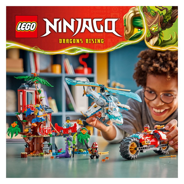LEGO NINJAGO 71857 Batalla de Vehículos Ninja junto a la Casa del Árbol LEGO NINJAGO 71857 Batalla de Vehículos Ninja junto a la Casa del Árbol