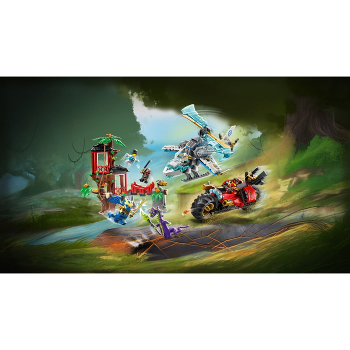 LEGO NINJAGO 71857 Casa del árbol Ninja y vehículos