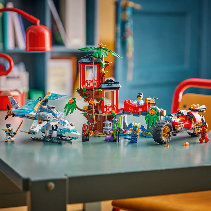 LEGO NINJAGO 71857 Casa del árbol Ninja y vehículos