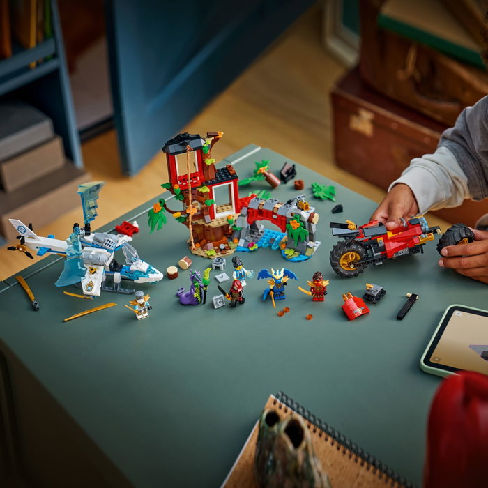 LEGO NINJAGO 71857 Casa del árbol Ninja y vehículos