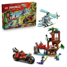 LEGO NINJAGO 71857 Casa del Árbol Ninja y Vehículos - Set de Construcción para Niños de 7+ Años