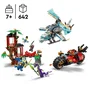 LEGO NINJAGO 71857 Casa del Árbol Ninja y Vehículos - Set de Construcción para Niños de 7+ Años