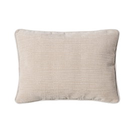 Cojín Beige Poliester 50 X 30 cm (Set de 2)