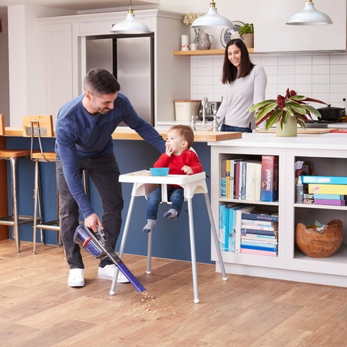 Aspirador de mano black & decker bhhv520bfp sin bolsa negro, violeta