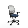 PIQUERAS Y CRESPO Silla de oficina Jorquera Azul marino y Blanco