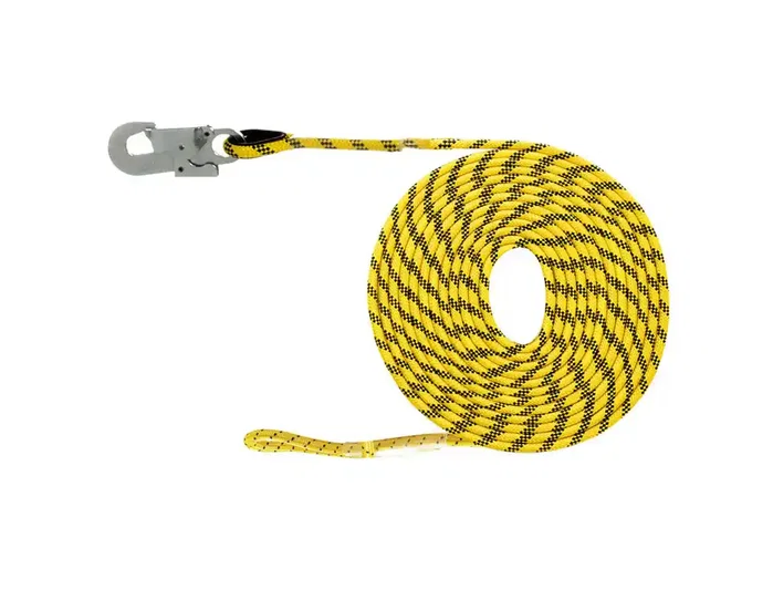 Safetop Línea de vida horizontal poliéster 10,5 mm con mosquetón 5 m Safetop Línea de vida horizontal poliéster 10,5 mm con mosquetón 5 m
