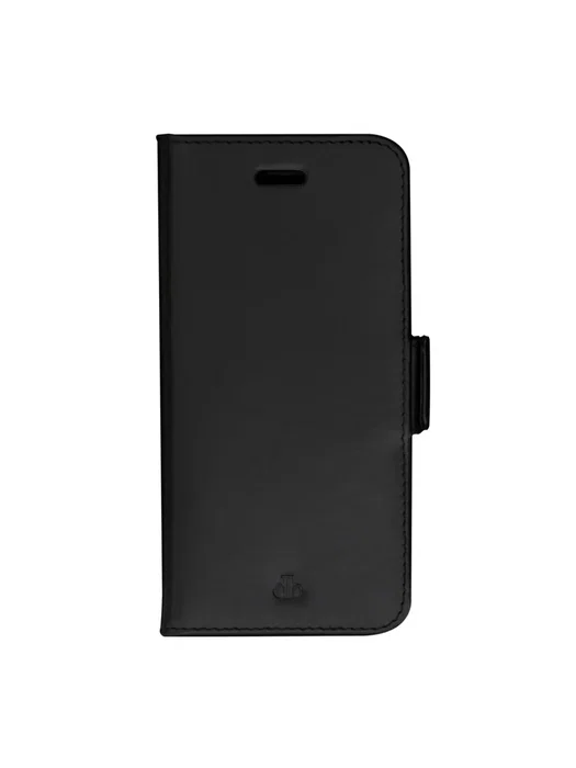 Dbramante1928 Copenhagen Funda Folio para Samsung Galaxy S24 FE (17 cm / 6.7") - Negro Cuero con Cierre Magnético, Soporte y 3 Bolsillos para Tarjetas, Resistente a Impactos