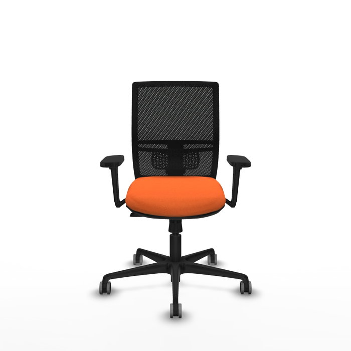 PIQUERAS Y CRESPO Silla de oficina Yunquera Naranja/Negro PIQUERAS Y CRESPO Silla de oficina Yunquera Naranja/Negro