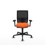 PIQUERAS Y CRESPO Silla de oficina Yunquera Naranja/Negro