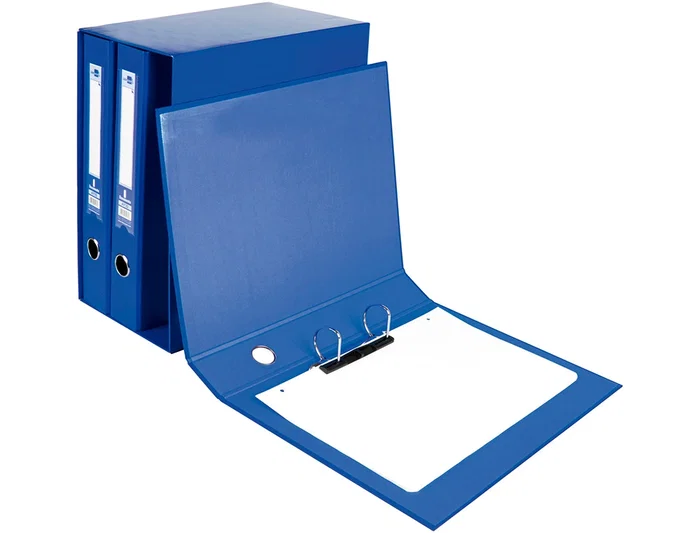 Liderpapel Módulo Archivador Folio 2 Anillas Mixtas 40mm Azul