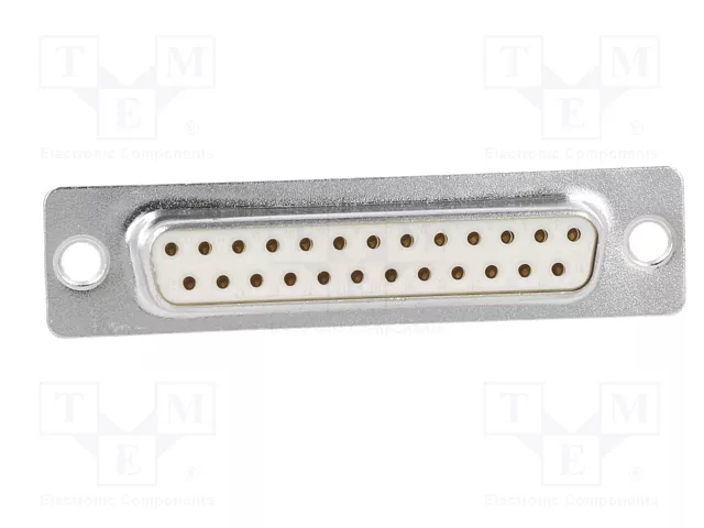 HARTING Conector D-Sub de 25 pines hembra para transferencia de datos