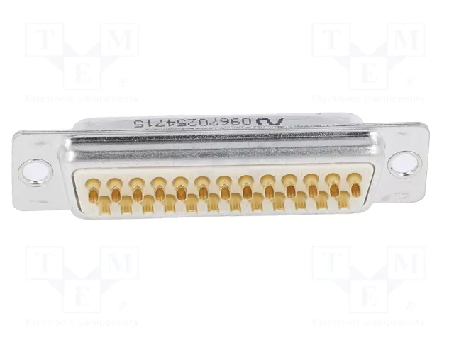 HARTING Conector D-Sub de 25 pines hembra para transferencia de datos