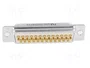 HARTING Conector D-Sub de 25 pines hembra para transferencia de datos