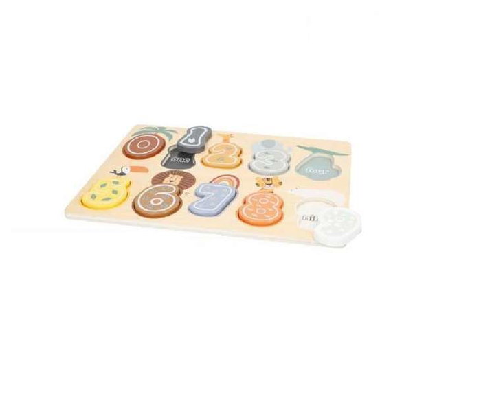 Color Baby Puzzle Madera Números 11 piezas de 30x10x22.5 cm Color Baby Puzzle Madera Números 11 piezas de 30x10x22.5 cm