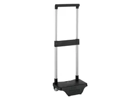 Safta - Carro Portamochilas Pequeño Negro, Carro con Ruedas para Transportar, Dimensiones 240x10x165 mm