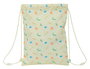 Bolsa Mochila con Cuerdas Safta Selva Blanco 26 x 34 x 1 cm
