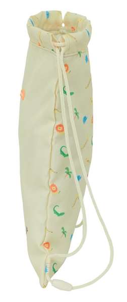 Bolsa Mochila con Cuerdas Safta Selva Blanco 26 x 34 x 1 cm