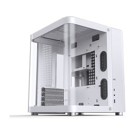 Jonsbo TK-1 2.0 Micro-ATX Gehäuse, Tempered Glass - blanco