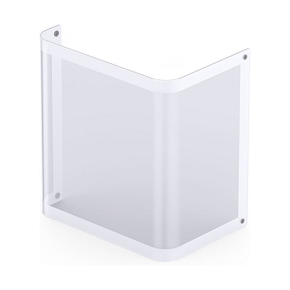 Jonsbo TK-1 2.0 Micro-ATX Gehäuse, Tempered Glass - blanco