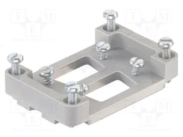 HARTING Adaptador de montaje Han 6B - 2x D-Sub 9