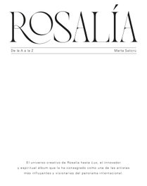 Rosalía de la A a la Z, Marta Salicrú - LIBROS CUPULA