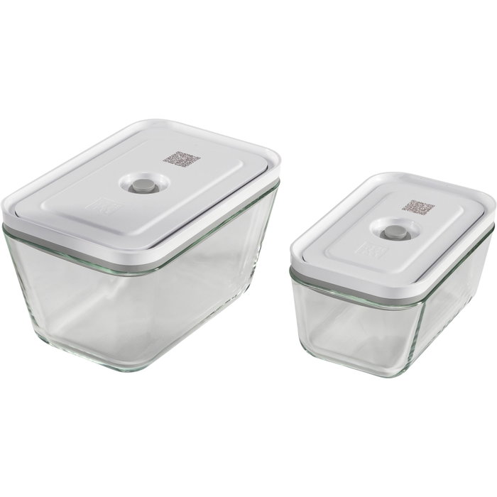 Zwilling Fresh & Save Vakuum Starterset con recipientes de vidrio de borosilicato