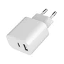 Gembird TA-UC-2AC12-01 Cargador USB-C y USB-A 12W Blanco