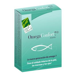 CIEN POR CIEN NATURAL Omegaconfort7 30 Cápsulas - Mantenimiento de Piel y Mucosas con Omega 7
