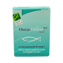 CIEN POR CIEN NATURAL Omegaconfort7 30 Cápsulas - Mantenimiento de Piel y Mucosas con Omega 7